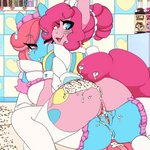 anthro anus butt clothing cutie_mark duo female female/female genitals hair icing legwear looking_at_viewer mature_anthro mature_female open_mouth pussy sex spread_legs spreading thigh_highs vaginal tolsticot friendship_is_magic hasbro my_little_pony mrs._cake_(mlp) pinkie_pie_(mlp) equid equine mammal 1:1 2d_animation absurd_res animated hi_res motion_tweening short_playtime