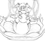 anthro big_diaper big_udders blush blush_lines breasts clean_diaper clothed clothing diaper diaper_only eyelashes female hair holding_another hooves horn huge_diaper layering_diaper long_hair machine milking_machine nipples robotic_arm solo spread_legs spreading teats topless udder_milking udders wearing_diaper worried sophiepoof bovid bovine cattle mammal robot 2021 alternate_version_at_source hi_res
