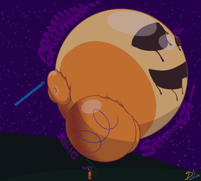 air_ballooning air_inflation belly big_belly blue_text creaking glistening glistening_belly helium_inflation helium_tank hissing holidays hose hose_inflation huge_belly hyper hyper_belly hyper_inflation immobile inflation jack-o'-lantern navel navel_popping onomatopoeia outie_navel solo sound_effects text doubleloop23 halloween hasbro my_little_pony double_loop earth_pony equid equine horse mammal pony 2024 absurd_res hi_res signature