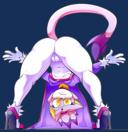 anthro bent_over big_butt black_nose bottomwear breasts butt camel_toe clothed clothing dipstick_tail eyebrows female footwear forehead_gem fur gem gloves handwear high_heels looking_at_viewer looking_back looking_back_at_viewer looking_through looking_through_legs low-angle_view markings orange_eyes pants pink_clothing pink_footwear pink_shoes pupils purple_body purple_clothing purple_fur purple_topwear shoes spread_legs spreading tail tail_markings topwear randomgloves sega sonic_the_hedgehog_(series) blaze_the_cat domestic_cat felid feline felis mammal alpha_channel hi_res