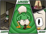 anal anal_penetration anthro dildo dildo_in_ass dildo_insertion male object_in_ass penetration private_session sex_toy sex_toy_in_ass sex_toy_insertion shota solo young young_anthro young_male amorousartist disney ducktales ducktales_(2017) louie_duck anatid anseriform avian bird duck 4:3 hi_res