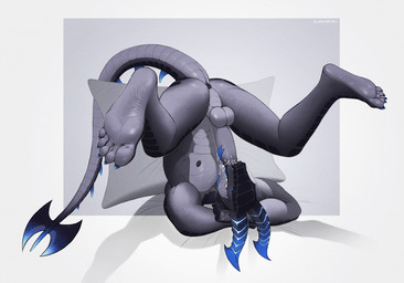 5_toes abs anthro anus athletic autofellatio balls black_anus black_nipples blue_flesh blue_tongue bodily_fluids butt claws colored_nails colored_toenails cum cum_in_mouth cum_in_own_mouth cum_in_self cum_inside drinking drinking_cum drinking_own_cum feet fellatio foot_fetish foot_focus foreskin genital_fluids genitals glistening glistening_feet glowing glowing_eyes hands_behind_head horn humanoid_feet humanoid_genitalia humanoid_penis licking lightened_soles lying male masturbation muscular nails nipples nude nude_anthro nude_male on_back oral oral_masturbation pecs penile penile_masturbation penis penis_lick perineum plantigrade pose saggy_balls scales sex soles solo spread_legs spreading tail toe_claws toenails toes tongue tongue_on_penis wrinkled_feet wrinkles swadpewel european_mythology mythology ragnarr_(dracaerium) dragon mythological_creature mythological_scalie scalie western_dragon flat_colors hi_res pinup sketch