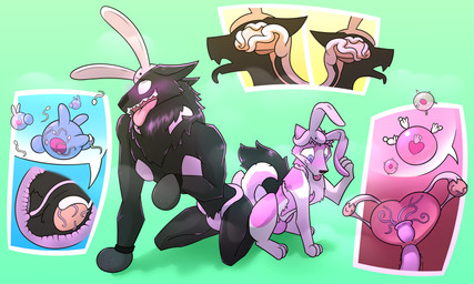anthro anthro_on_feral balls bestiality brain bunny_costume bunny_girl_outfit cervical_penetration clothing costume duo fallopian_tubes female female_feral feral genitals heart_symbol holidays infestation inside_balls internal internal_vaginal intersex larger_anthro larger_feral larger_male male male/female male_anthro maleherm mind_control nude_anthro nude_male null_bulge organs ovaries ovum ovum_with_heart parasite penetration rabbit_ears scut_tail short_tail size_difference smaller_female smaller_feral sperm_cell tail tentacles urethra urethral urethral_penetration uterus greenpidge_(artist) easter mythology kiba_kurokage akita canid canine canis domestic_dog husky mammal mythological_canine mythological_creature nordic_sled_dog spitz werecanid werecanine werecreature werewolf 5:3 absurd_res hi_res