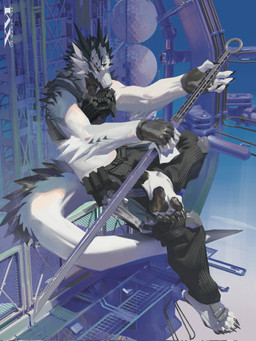 anthro barazoku biped clothing male melee_weapon military_uniform muscular muscular_anthro muscular_male science_fiction solo sword uniform weapon lagoon_xvi european_mythology mythology shiro_(kamfur) dragon mythological_creature mythological_scalie scalie western_dragon 3:4 hi_res