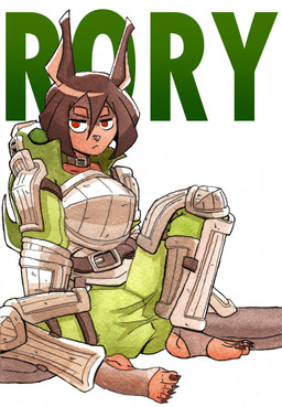 5_fingers 5_toes anthro armor axe belt belt_buckle brown_body brown_fur brown_hair buckle choker claws clothing collar collarbone eyebrows feet female fingers fur green_clothing hair jewelry looking_at_viewer necklace orange_eyes short_hair sitting solo thick_eyebrows toe_claws toes efradraws dog_knight_rpg rory_(ceehaz) canid canine canis dobermann domestic_dog mammal pinscher absurd_res hi_res painting_(artwork) traditional_media_(artwork) traditional_painting_(artwork) traditional_watercolor_(artwork) watercolor_(artwork)