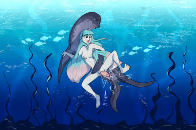 animal_genitalia animal_penis areola bestiality bodily_fluids breasts clitoral_hood cum cum_from_vagina cum_in_vagina cum_inside cumshot duo ejaculation erection feet female female_human female_on_feral female_penetrated feral feral_penetrating feral_penetrating_human fully/fully_submerged fully_submerged genital_fluids genitals hair half-closed_eyes human_on_feral human_penetrated interspecies long_hair male male/female male_feral male_on_human male_penetrating male_penetrating_female narrowed_eyes nipples nude open_mouth penetration penile penile_penetration penis penis_in_vagina plantigrade sex sex_in_water slit_penis smile soles spread_legs spreading tail toes underwater underwater_sex vaginal vaginal_penetration vulva water zafara_(artist) aquatic human mammal pinniped seal digital_media_(artwork) hi_res