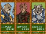 2014 4:3 armor beyond_the_western_deep canid canine canis capcom crossbow dakkan_(btwd) digital_media_(artwork) group holding_object holding_weapon jmadoc knights_of_the_round low_res lutran male mammal melee_weapon mustelid otter pixel_(artwork) polearm quinlan_(btwd) ranged_weapon rodent sciurid staff tamian third-party_edit tosch_(btwd) tree_squirrel weapon wolf