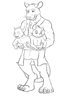 2_penises anthro balls clothing coat cock_transformation conjoined genitals group lab_coat male merging multi_genitalia multi_penis paws penis science scientist sentient_penis simple_background topwear transformation what_has_science_done whiskers white_background young young_anthro lugus mammal mouse murid murine rat rodent black_and_white digital_drawing_(artwork) digital_media_(artwork) line_art monochrome