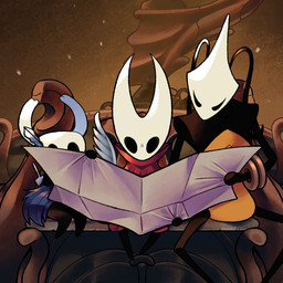 2_horns ambiguous_gender antennae_(anatomy) anthro bench biped black_body black_eyes cloak clothed clothing empty_eyes group holding_map holding_object holding_quill horn larger_ambiguous loose_feather map melee_weapon nail_(weapon) on_bench quill red_cloak red_clothing sitting sitting_on_bench size_difference smaller_ambiguous trio weapon weapon_on_back yellow_clothing gorusiti hollow_knight:_silksong hollow_knight_(franchise) team_cherry hornet_(hollow_knight) shakra_(hollow_knight:_silksong) the_knight_(hollow_knight) arthropod vessel_(species) 1:1 hi_res female_(lore) half_sister_(lore) sibling_(lore) sister_(lore)