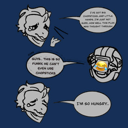 3_fingers anthro armor bodily_fluids dialogue duo emoji eyes_closed fingers hair headgear helmet humor kerchief male odst simple_background speech_bubble tears text milkart2072 halo_(series) microsoft xbox_game_studios flux_(shoryuken92) alien human kig-yar mammal ruuhtian scalie 1:1 alpha_channel english_text hi_res
