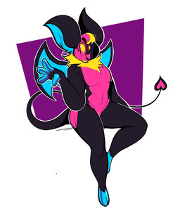 4_fingers anthro black_body black_fur blonde_mane blue_body ear_tuft fingers fur growth holidays hooved_fingers hooves huge_ears male mane membrane_(anatomy) membranous_wings purple_body purple_eyes purple_fur slim small_waist snout snout_growth solo tuft wings boot_(artist) april_fools'_day boot_(character) bat bovid caprine goat mammal unknown_species 2021 colored digital_media_(artwork) digital_painting_(artwork) hi_res painting_(artwork)