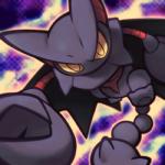 abstract_background ambiguous_gender claws feral looking_at_viewer purple_body reaching simple_background solo stare textured_background yellow_eyes zaikudo nintendo pokemon generation_4_pokemon gliscor pokemon_(species) 1:1 2010 digital_media_(artwork) low_res source_request