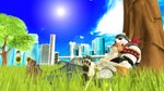 anthro city city_background clothed clothing cuddling duo flower frutiger_aero grass lens_flare male male/male mottled muscular muscular_anthro muscular_male piebald plant romantic romantic_couple sitting sitting_on_ground sunflower tree sky_chaser epic_games fortnite meowscles polar_patroller arthropod bear butterfly calico_cat domestic_cat felid feline felis insect lepidopteran mammal polar_bear ursine 16:9 3d_(artwork) digital_media_(artwork) hi_res source_filmmaker_(artwork) widescreen