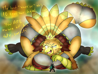 ambiguous_gender anthro beak breasts butt clothed clothing extreme_size_difference feathers feet female group hair inside_clothing macro micro micro_in_underwear open_mouth simple_background size_difference tail text tongue trapped_in_clothing trio underwear inactivelime avian bird mammal murid murine rat rodent 4:3 digital_media_(artwork) english_text hi_res