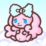 accessory anthro blue_eyes cloud female fur genitals hair hair_accessory hair_ribbon long_ears pink_body pink_fur pink_hair presenting pussy ribbons solo spread_legs spreading buri68 cinnamoroll sanrio poron_(cinnamoroll) canid canine canis domestic_dog mammal 1:1 digital_media_(artwork) pixel_(artwork)