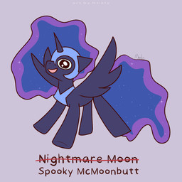 1_horn blue_hair blue_tail feathered_wings feathers female female_feral feral flying hair happy highlights_(coloring) horn monotone_background open_mouth open_smile purple_background purple_body purple_highlights purple_horn purple_wings quadruped simple_background smile solo sparkles sparkling_eyes spread_wings tail text three-quarter_view wings nnalyart friendship_is_magic hasbro my_little_pony mythology nightmare_moon_(mlp) equid equine mammal mythological_creature mythological_equine winged_unicorn 1:1 absurd_res digital_drawing_(artwork) digital_media_(artwork) english_text flat_colors hi_res krita_(artwork) paintstorm_(artwork)