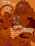 age_difference anthro barazoku bodily_fluids cum cum_in_mouth cum_inside dialogue duo fellatio genital_fluids genitals male male/male master_and_disciple oral penile praise profanity renaissance sex size_difference text the_apprentice's_plea boypretties barbary_lion bird_dog canid canine canis domestic_dog felid hunting_dog lion mammal pantherine spaniel 3:4 absurd_res comic english_text hi_res