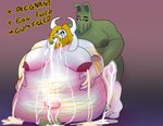 absurd_res anal anal_penetration anthro asgore_dreemurr big_breasts bodily_fluids bovid breasts caprine cum cum_in_mouth cum_inflation cum_inside cum_through duo egg egg_in_mouth egg_insertion egg_through eldritch_abomination genital_fluids goat grotesque hi_res hyper_inflation inflation lactating male male/male male_lactation mammal moobs oviposition penetration pregnant pregnant_male undertale undertale_(series) uxio_(weonraro123) weonraro123