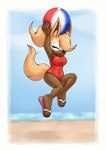 anthro ball beach beach_ball breasts clothing exposed_feet feet female flip_flops footwear humanoid_feet inflatable one-piece_swimsuit outside plantigrade sandals seaside shoes solo swimwear gefauz idw_publishing sega sonic_the_hedgehog_(comics) sonic_the_hedgehog_(idw) sonic_the_hedgehog_(series) whisper_the_wolf canid canine canis mammal wolf hi_res