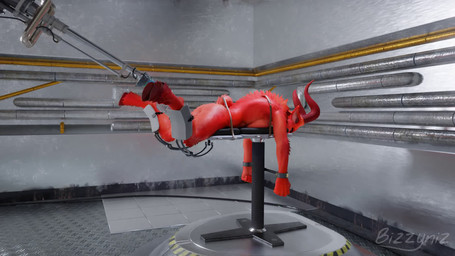 2_horns after_orgasm_torture anal anal_penetration anthro anus backsack bad_dragon_toy ball_fondling balls bdsm becoming_erect blue_eyes bodily_fluids bondage bound breast_squish breasts clothed clothed/nude clothing cuffed_ankles cuffed_wrists cum cumshot dildo dildo_in_ass dildo_insertion duo ejaculation eyes_closed female fondling foreskin fucking_machine fur furniture genital_fluids genitals glans grey_hair gynomorph hair handjob horn humanoid_genitalia humanoid_penis inside intersex intersex/female laboratory machine moan multiple_orgasms nude object_in_ass on_table orange_eyes orgasm orgasm_face overstimulation penetration penile penis perineum raised_tail red_balls red_body red_breasts red_fur red_glans red_penis scientific_experiment sex sex_toy sex_toy_in_ass sex_toy_insertion spread_legs spreading squish table tail tongue white_body white_fur bizzyniz sladdoska_(modeler) warfaremachine_(modeler) bad_dragon chert_(sladdoska) bovid canid canine caprine fox goat mammal 16:9 2026 3d_(artwork) 3d_animation animated blender_(artwork) blender_eevee_(artwork) digital_media_(artwork) hi_res long_playtime no_sound video widescreen