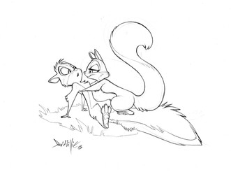 anthro bedroom_eyes countershade_torso countershading daww dominant dominant_female domination/submission duo female fluffy fluffy_tail freckles gentle_femdom hug intraspecies leaning leaning_backward love lustful_gaze male male/female narrowed_eyes pawpads romantic seductive simple_background sitting smile submissive submissive_male tail tender tenderness unsure white_background david_lillie disney the_sword_in_the_stone arthur_pendragon hazel_(the_sword_in_the_stone) mammal rodent sciurid tree_squirrel 2025 absurd_res hi_res line_art monochrome sketch