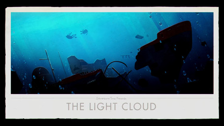 ambiguous_gender anthro bubble detailed_background duo not_furry_focus silhouette tail text title title_card toony underwater water unknown_artist adventure_time cartoon_network finn_the_human jake_the_dog canid canine canis domestic_dog human mammal 16:9 digital_media_(artwork) english_text hi_res official_art widescreen