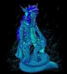 macro male muscular muscular_male solo star villainous what latigrass_(artist) deity fish marine undine alpha_channel