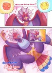 3_panel_comic 5_fingers abdl adult_baby ageplay anthro arms_above_head aroused back_wings beak bed bed_sheet bedding bib black_claws black_eyes black_finger_claws black_talons blue_bib blue_cere blue_pacifier blue_tail blue_tail_feathers blue_tail_tip blush bodily_fluids bottomwear bulge cere_(anatomy) claws cloth_diaper clothed clothing cord dialogue diaper diaper_fastener diaper_fetish diaper_tent diaper_use dipstick_tail emanata erection erection_in_diaper erection_in_underwear erection_under_bottomwear eyes_closed fastener feather_hair feathered_crest feathered_wings feathers feet finger_claws fingers furgonomic_pacifier furgonomics furniture genital_fluids glistening glistening_eyes grey_arms grey_body grey_cord grey_face grey_feathers grey_legs grey_wings half-closed_eyes hand_on_chin happy head_crest heart_symbol humanoid_hands infantilism legs_up looking_pleasured lying lying_on_bed male markings multicolored_body multicolored_feathers multicolored_tail multicolored_tail_feathers narrowed_eyes object_in_mouth on_back on_bed orange_cloth_diaper pacifier pacifier_clip pacifier_cord pacifier_in_mouth pattern_bottomwear pattern_clothing pattern_underwear peeing peeing_while_erect plaid plaid_bottomwear plaid_cloth_diaper plaid_clothing plaid_diaper plaid_underwear pseudo_hair raised_arms red_arms red_back red_body red_feathered_crest red_feathers red_legs red_tail red_tail_feathers roleplay scuted_arms scuted_hands scuted_legs scutes solo spread_legs spreading tail tail_feathers tail_markings talon_hands talons tan_feather_hair tenting text thinking thought_bubble thoughtful_expression toes unclean_diaper underwear urine used_diaper using_diaper wearing_diaper wet_diaper wetting wetting_diaper white_feathered_crest wings yellow_arms yellow_beak yellow_cloth_diaper yellow_diaper_fastener yellow_fastener yellow_hands yellow_legs yellow_tail yellow_tail_feathers elumagedosuko nintendo pokemon fan_character nado_soarian animal_humanoid avian avian_humanoid braviary generation_5_pokemon humanoid pokemon_(species) absurd_res artist_name comic digital_drawing_(artwork) digital_media_(artwork) hi_res