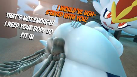 anal anal_penetration anal_vore anthro anus begging big_breasts big_butt body_invasion bone bottomless box bra breasts butt clothed clothing container crate cross_eyes dominant dominant_male duo eye_roll female fence fencepost forced fur genitals hand_on_butt helpless male male/female male_prey mind_break night partially_clothed penetration plant possession rape red_eyes sex skeleton snow snow_on_trees steam street_lamp submissive submissive_female surprised text tree underwear vore vulva white_body white_fur wide_eyed workout_clothing worried yelling furchev kabalmystic_(modeler) petruz_(modeler) nintendo pokemon cinderace generation_8_pokemon lagomorph mammal monster pokemon_(species) undead 16:9 3d_(artwork) 4k absurd_res digital_media_(artwork) hi_res source_filmmaker_(artwork) widescreen