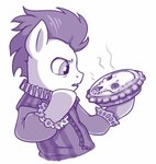 contemplating dessert feral food male pastry pie shakespeare solo wings sorc friendship_is_magic hasbro my_little_pony mythology soarin_(mlp) wonderbolts_(mlp) equid equine mammal mythological_creature mythological_equine pegasus