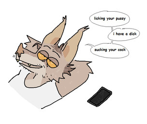 anthro dialogue electronics lying male on_back phone phone_sex shitpost simple_background solo speech_bubble text white_background openfracturesday bat mammal digital_media_(artwork) english_text meme
