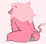 ambiguous_gender anthro anus bodily_fluids breath butt duo faceless_character facesitting male male/ambiguous musk puffy_anus sitting_on_another sweat sweaty_butt happyroadkill cartoon_network steven_universe lion_(steven_universe) felid humanoid lion mammal pantherine hi_res