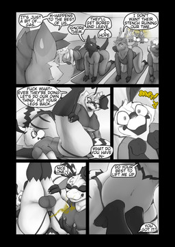 2_fingers 2_toes 3_fingers 4_arms antennae_(anatomy) anthro anus back_wings balls big_balls big_butt blush boat_pose butt butt_sniffing class claws clothed clothed_anthro clothed_female clothed_male clothing dialogue duo fart fart_cloud fart_fetish fart_sniffing farting_male feet female finger_claws fingers fully_clothed fully_clothed_anthro fully_clothed_female fully_clothed_male gassy genitals group lifting_up male male/female male_farting mandibles multi_arm multi_limb overweight overweight_anthro overweight_female partially_clothed partially_clothed_anthro partially_clothed_female partially_clothed_male profanity sniffing speech_bubble stinger stinger_tail stretching tail text thong toes underwear wings yoga yoga_mat soomir heather_(soomir) hectar_(soomir) arthropod badger bee canid canine canis deer domestic_cat domestic_dog felid feline felis honey_badger hymenopteran insect mammal mustelid musteline queen_bee absurd_res black_and_white comic english_text hi_res monochrome multiple_scenes
