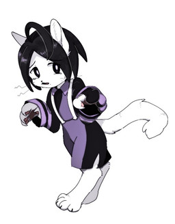 4_fingers 4_toes alternate_species anthro biped claws clothed clothed_anthro clothed_male clothing digitigrade feet finger_claws fingerpads fingers fur furrification gym_leader hair male male_anthro pawpads simple_background solo standing tail toe_claws toes whiskers white_background imotare nintendo pokemon allister_(pokemon) domestic_cat felid feline felis mammal 2019 digital_media_(artwork)