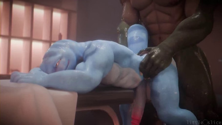 abs anal anal_penetration anthro balls bent_over big_penis blue_body blue_skin bodily_fluids duo erection genital_fluids genitals glans humanoid_genitalia humanoid_penis looking_pleasured male male/male male_penetrated male_penetrating male_penetrating_male muscular muscular_male muscular_on_muscular nipples nude pecs penetration penile penile_penetration penis penis_in_ass sex tail littleslice-sfm chocoscorner_(modeler) valorlynz_(modeler) choco_(chocoscorner) rocco_(tallion) reptile scalie 16:9 3d_(artwork) 3d_animation animated digital_media_(artwork) high_framerate no_sound short_playtime video widescreen