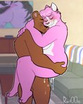 2023 3_toes 4_fingers anthro anthro_on_anthro anthro_penetrated anthro_penetrating anthro_penetrating_anthro artist_name bear bent_arm bent_leg big_breasts biped black_eyebrows black_nose black_whiskers blurred_background blush blush_lines bodily_fluids bojack_horseman breasts brown_body brown_fur carpet carrying_another carrying_partner cheek_tuft closed_smile countershade_fur countershade_torso countershading cum cum_drip cum_inside cutie_cutie_cupcake digital_drawing_(artwork) digital_media_(artwork) domestic_cat dripping duo elderly elderly_anthro elderly_female embracing_during_sex eyebrows eyelashes eyelids eyes_closed facial_hair facial_tuft fangs feet felid feline felis female female_penetrated fingers from_front_position fur fur_tuft furniture genital_fluids glistening glistening_body glistening_eyelids glistening_fur goatee hand_on_another's_neck hand_on_neck happy happy_sex head_tuft hi_res holding_partner hug hugging_another inside internal_wall interspecies light_body light_fur looking_pleasured male male/female male_penetrating male_penetrating_female mammal mature_anthro mature_female monotone_body monotone_fur mouth_closed netflix nude nude_anthro nude_female nude_male obscured_penetration open_mouth outline penetration pink_body pink_eyelids pink_fur pink_inner_ear pink_tongue portrait_(object) prick_ears pseudo_hair ractoons sex side_view smile snout sofa stand_and_carry_position standing standing_sex table tan_wall teeth thick_thighs toes tongue tuft vaginal vaginal_penetration wall_(structure) whiskers white_body white_breasts white_countershading white_fur white_inner_ear white_outline