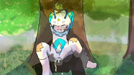 anthro bodily_fluids butt cum cum_in_ass cum_inside duo forest forest_background forest_sex genital_fluids genitals male male/male male_anthro nature nature_background penis plant tree young young_anthro young_male roralon_(artist) mythology skeling_(character) canid canine canis domestic_dog dragon mammal mythological_creature mythological_scalie scalie wolf 16:9 hi_res widescreen