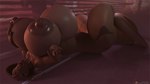 2024 3d_(artwork) anthro areola belly big_areola big_belly big_breasts big_nipples blender_(artwork) breasts brown_body brown_scales cobra digital_media_(artwork) female huge_belly huge_breasts huge_nipples inviting looking_at_viewer lying mayternity_2024 nipples nirvana_(xpray) non-mammal_nipples nude on_back pinup pose pregnant purple_eyes reptile scales scalie shower slick snake solo wet xpray
