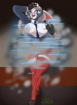 anthro big_breasts biped breasts clothed clothing cloud disguise female fog footwear legwear necktie open_mouth shoes skimpy smoke solo stockings suit thewill team_fortress_2 valve bunner spy_(team_fortress_2) lagomorph leporid mammal rabbit 2012 hi_res