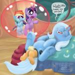 age_regression applejack_(mlp) blush cub dialog english_text equine eyes_closed female friendship_is_magic group hair happy hat horn horse inside lactating magic mammal multi-colored_hair my_little_pony on_bed pegasus pony pregnant purple_eyes rainbow_dash_(mlp) rainbow_hair short_tail smile smudge_proof teats text trixie_(mlp) twilight_sparkle_(mlp) unbirthing unicorn wings wings1 young
Rating: Explicit
Score: 5
User: Smudge_Proof
Date: February 27, 2014