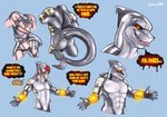 ambiguous_gender animal_humanoid anthro clone fish fish_humanoid forced forced_transformation goo_creature goo_transformation humanoid hypnosis male marine marine_humanoid mind_control muscular muscular_male sequence shark shark_humanoid solo spiceboybebop takeover transformation transformation_sequence twinning