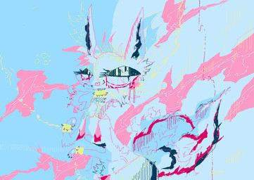 anthro blue_sky bra clothing female licking licking_lips sky smoke solo surrealism tail tongue tongue_out underwear naircat domestic_cat felid feline felis mammal 2017 digital_media_(artwork) microsoft_paint_(artwork) sketch