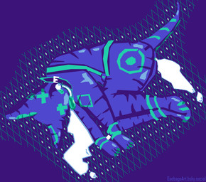 abstract_art abstract_background anthro arms_tied bdsm bodily_fluids bodysuit bondage bound bubble circle_(marking) clothing cuff_(restraint) cum cum_bubble cum_leaking_from_ass cum_leaking_out eyes_crossed_out genital_fluids gimp_suit green_nose green_tongue harness high-angle_view latex latex_bodysuit latex_clothing latex_skinsuit leaking_cum legs_tied lgbt_pride male male/male null_bulge pride_colors purple_background restrained restraints simple_background skinsuit solo square_markings tight_clothing tongue tongue_out vincian_pride_colors garbage_art fancy_dawg canid canine canis domestic_dog mammal cel_shading digital_media_(artwork) hi_res krita_(artwork) shaded