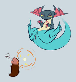 dark_penis disembodied_penis duo female genitals interspecies male penis pokephilia presenting presenting_vulva shitpost tongue tongue_out vulva vagoncho nintendo pokemon dragapult generation_8_pokemon human mammal pokemon_(species) hi_res meme sketch