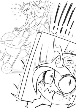 anthro biped breasts clothed clothing covering covering_face crossgender egg eyelashes feathered_wings feathers female hat headgear headwear horn married_couple mtf_crossgender pupils smile stroller swear wings chrysalisdraws friendship_is_magic hasbro my_little_pony mythology princess_cadance_(mlp) queen_chrysalis_(mlp) shining_armor_(mlp) changeling_(mlp) equid equine mammal mythological_creature mythological_equine unicorn winged_unicorn hi_res monochrome