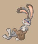 anthro biped blue_eyes blush breasts brown_body brown_ear_tips brown_skin buckteeth butt countershade_face countershade_feet countershade_fur countershade_neck countershade_torso countershading dipstick_ears ear_markings featureless_breasts feet female fur fur_growth grey_body grey_fur growth half-closed_eyes hypnosis legs_together looking_pleasured looking_up mid_transformation mind_control multicolored_ears narrowed_eyes nude open_mouth open_smile pink_inner_ear pink_nose sitting sitting_on_ground smile solo spiral_eyes tail teeth unknown_year stoneheron disney zootopia judy_hopps human lagomorph leporid mammal rabbit colored sketch