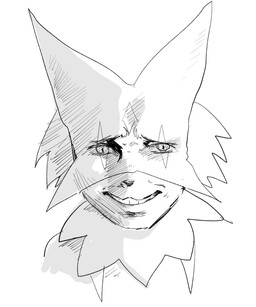 ambiguous_gender betho fire_punch nintendo pokemon generation_9_pokemon meowscarada pokemon_(species) 5:6 hi_res meme monochrome
