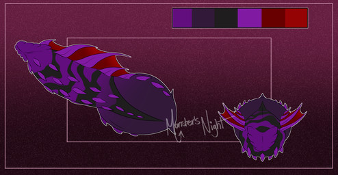 anthro female fin flared_penis genitals knot male multicolored_genitals penile_spines penis purple_genitals slit_penis solo monstersnight mythology xirgix draco_yuki dragon mythological_creature mythological_scalie scalie hi_res