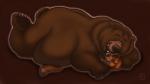 16:9 bear brother_bear brown_bear brown_body brown_fur canid canine dakota-bear disney duo embrace feral fox fur grizzly_bear hug jaxx_(mrfurry) licking male mammal nude obese overweight pinned purple_background simple_background size_difference squish tongue tongue_out tug_(brother_bear) ursine widescreen