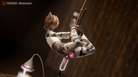 anthro bound bovid_horn bovine_horn cow_horn cow_suit forced horn machine male milking_cum milking_machine orgasm penile penis_milking slave solo monarquis romy_(monarquis) domestic_cat felid feline felis mammal 16:9 3d_(artwork) 4k absurd_res digital_media_(artwork) hi_res widescreen